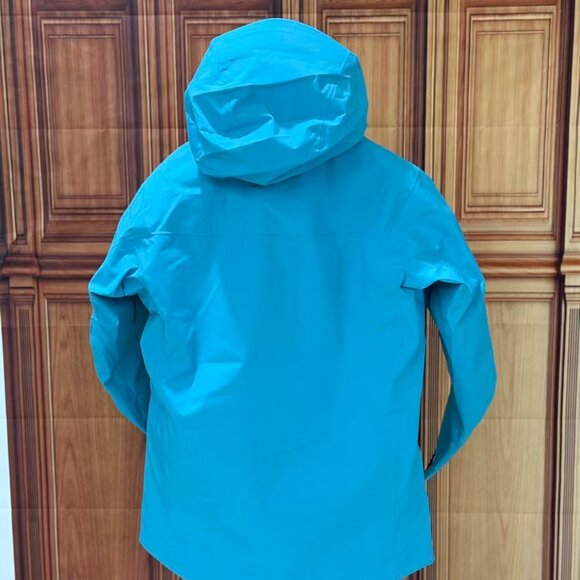 Arc'teryx Blue GORE-TEX Down Jacket, Outdoor Windproof and Warm Hooded Jacket - Picture 7 of 8